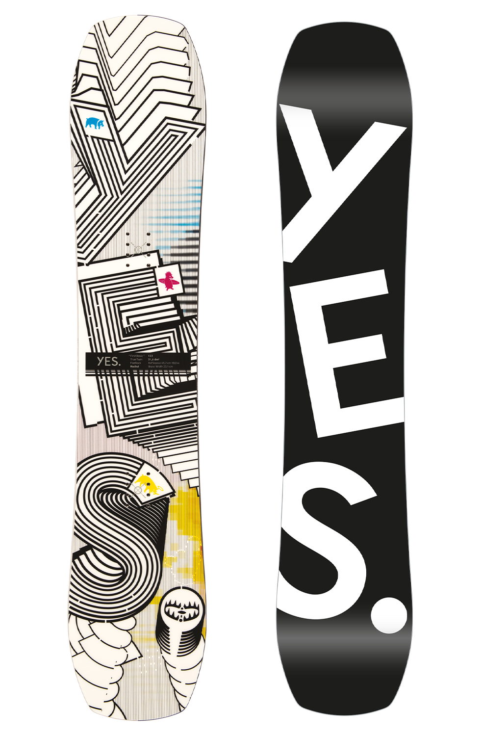 Deska snowboardowa YES First Basic 2024