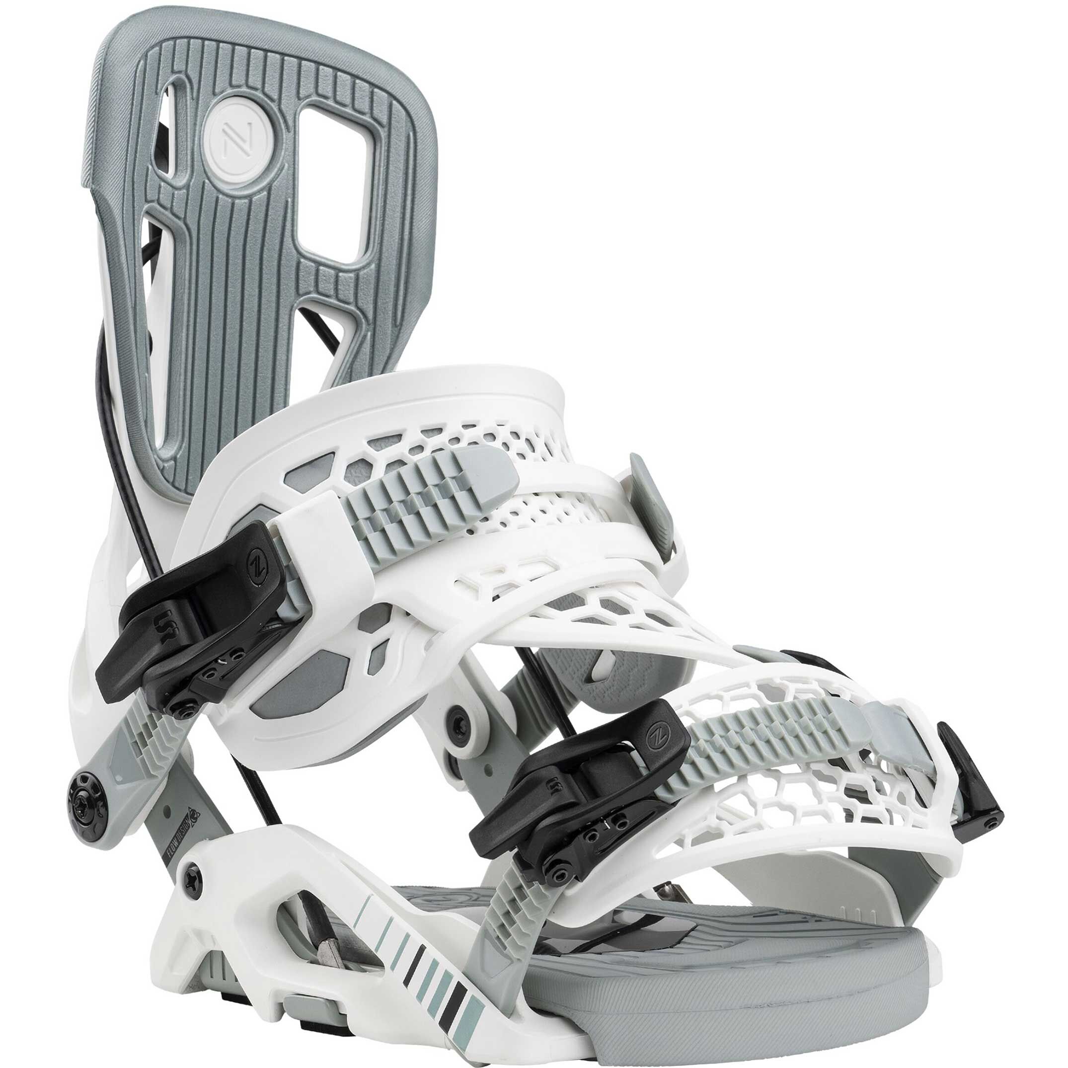 Wiązania snowboardowe Nidecker Flow Fuse Hybrid White 2026