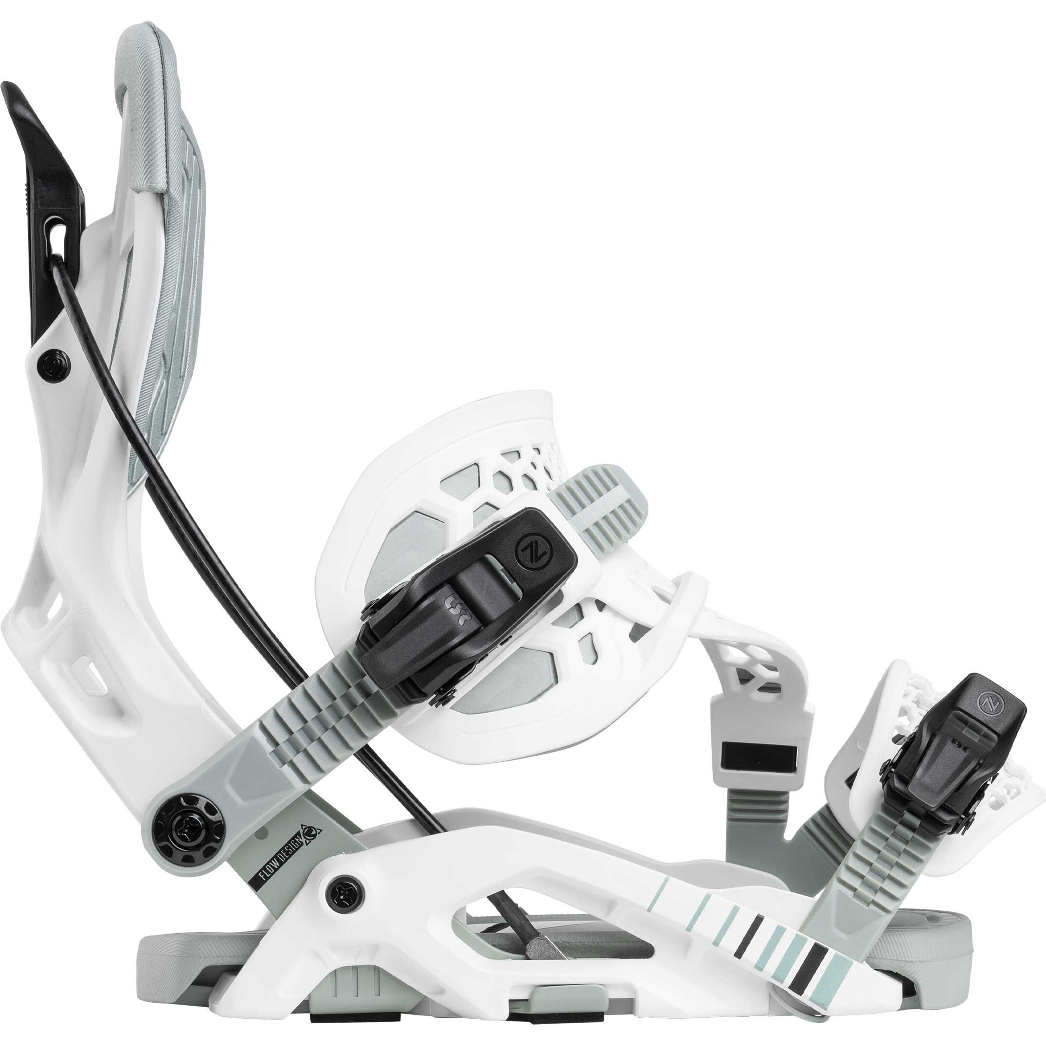 Wiązania snowboardowe Nidecker Flow Fuse Hybrid White 2026